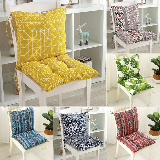 Garden Patio Chair Office Seat Pads Tie On Pad Cushion Kitchen Home Decor B.AU